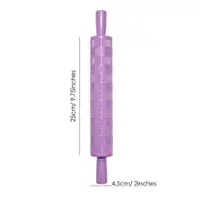 Новые 3 шт украшения торта рельефные Скалки текстурированные антипригарные конструкции для помадка, кондитерские изделия для глазури теста VA88