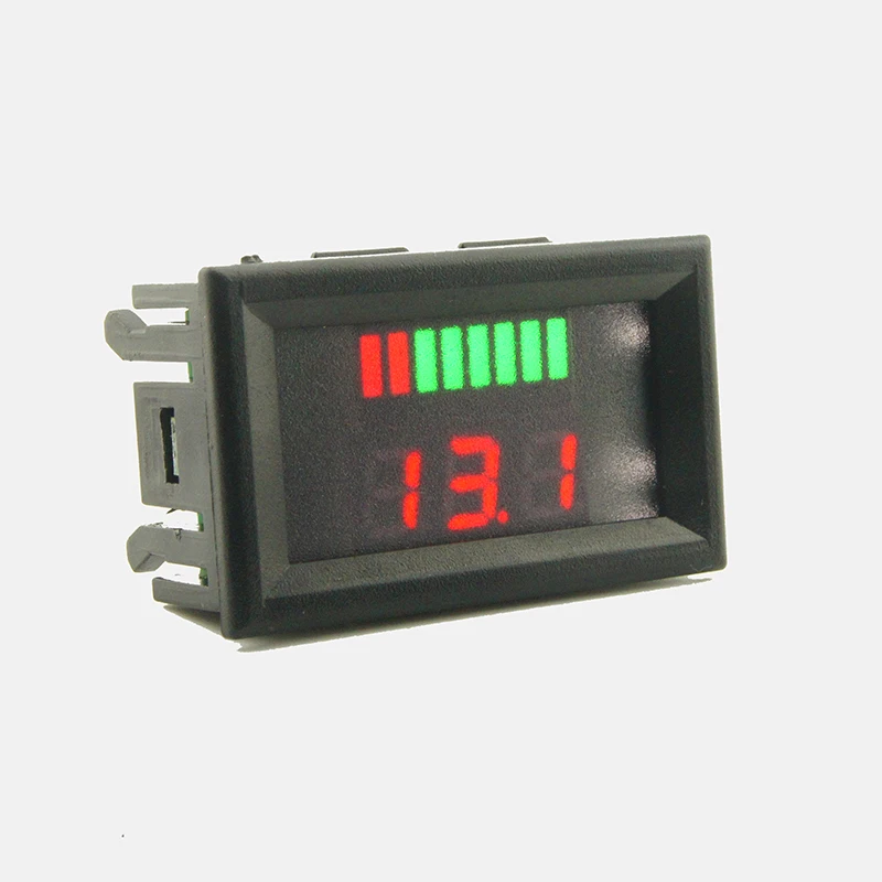 

12V 24V 48V 60V 72V Lead-Acid Battery Capacity LED Indicator Digital Voltmeter Tester Electrical Instruments