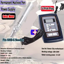 Hot Selling JM996S for Eyebrow Lips Rotary Swiss Motor Tattoo Machine Kit Permanent Makeup Machine pen Free Shipping