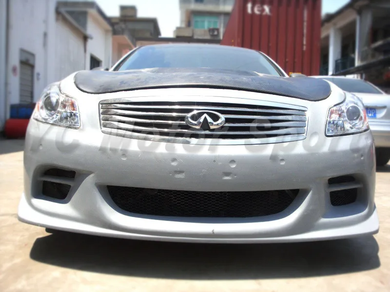 2007-2010 Infiniti G35 G37 4D Sedan TS Style Front Bumper FRP (15)