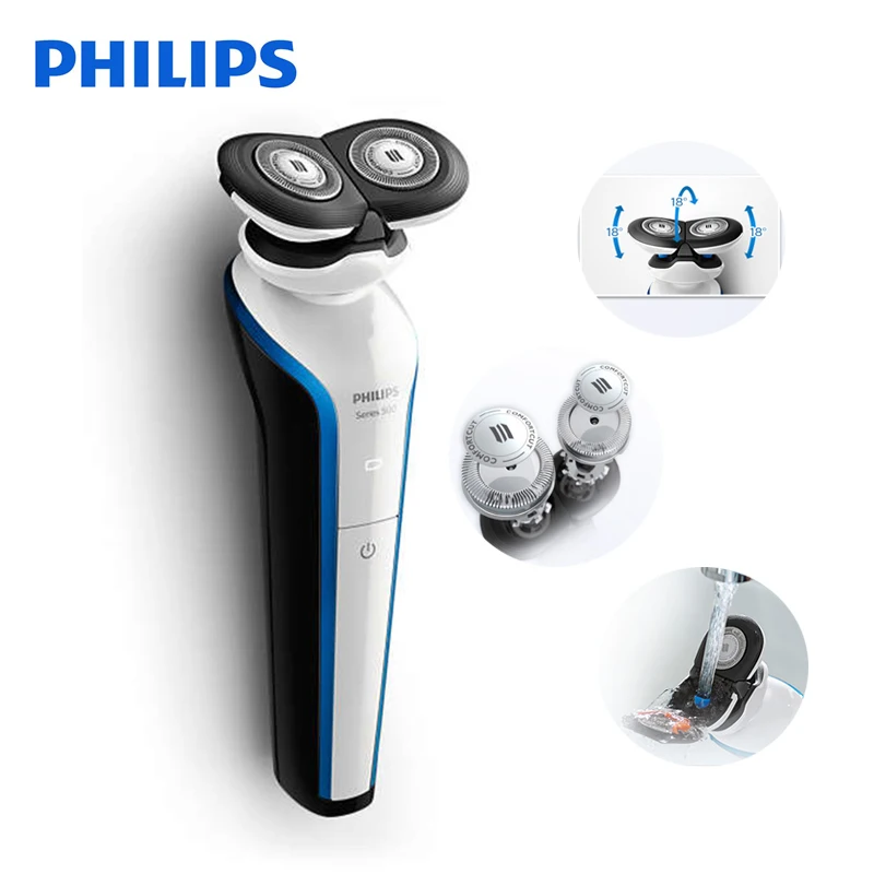 Philips Professional Electric Shaver S566 Rechargeable 2 Blade Rotate
