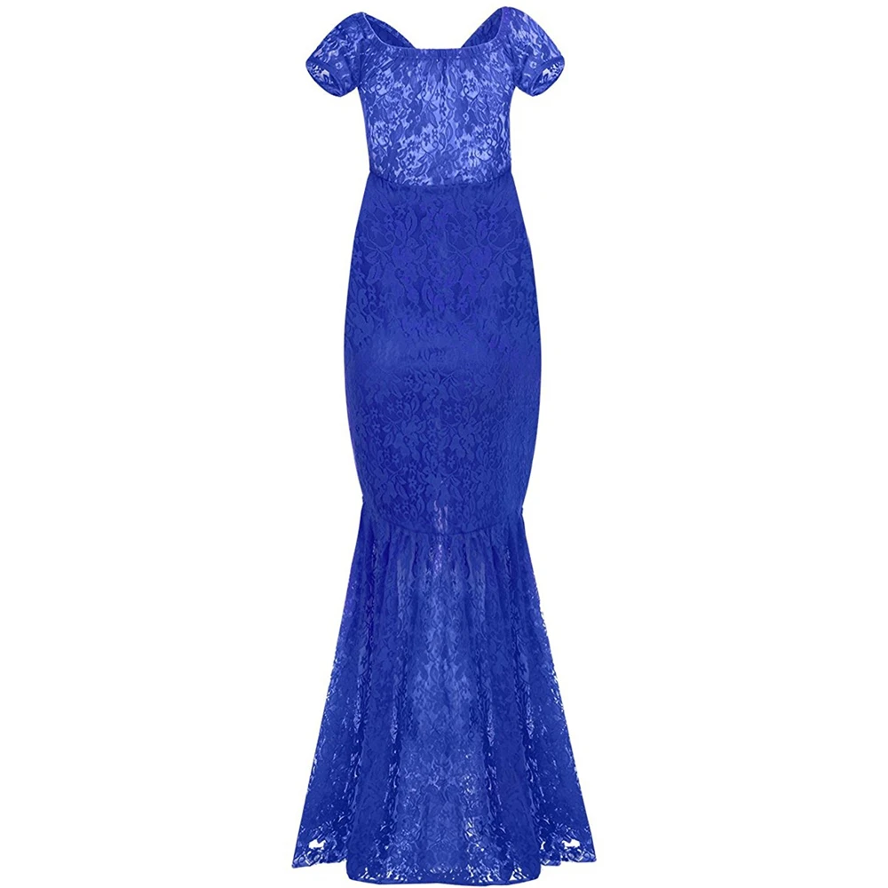 2018 Mermaid Maternity Dresses Photography Props Sexy Lace Maxi Maternity Gown For Photo Shoots Women Pregnancy Dress Clothes (29)