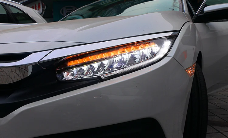 CARBO фары для Honda CIVIC фары для-19 civic ксеноновое украшение для автомобиля led drl