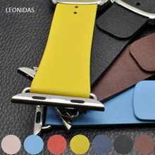 LEONIDAS Leather Modern buckle band For iwatch series 3/2/1 Apple Watch 3 42mm/38mm i watch strap wrist belt bracelet watchband LEONIDAS Leather Modern buckle band For iwatch series 3/2/1 Apple Watch 3 42mm/38mm i watch strap wrist belt bracelet watchband