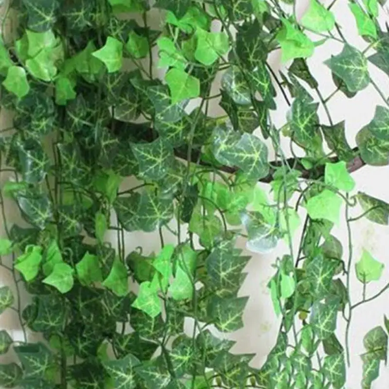 2,5 м искусственные зеленые листья плюща, искусственные гирлянды для украшения дома, свадьбы