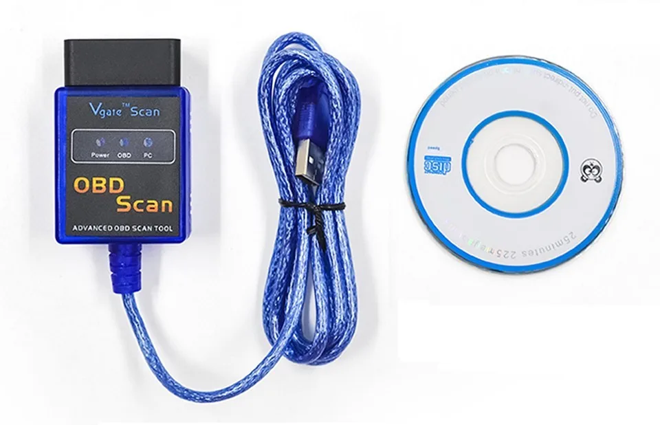 Vgate Scan USB ELM327 OBD2 OBD 2 OBD Scan USB интерфейсный кабель автомобильный ECU диагностический инструмент сканер автомобильный код считыватель и сканирующие инструменты