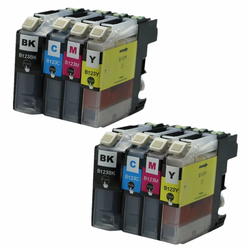 LC123BK LC123 LC123XL сменный картридж для принтера MFC J4710DW J470DW J6920DW J870DW J245 J650DW|ink cartridge|replacement