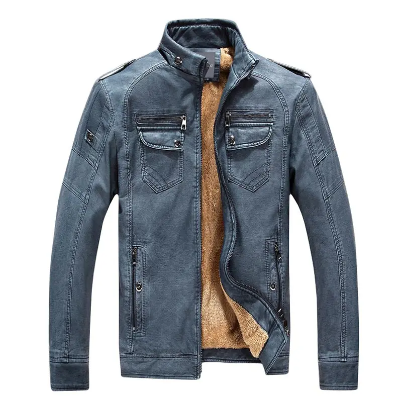 MWP440 men casual warm leather coat (4)