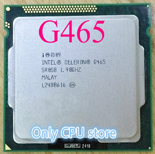Оригинальный процессор Intel G465 1155pin 1 9G 35W рассеянные детали | Компьютеры и офис
