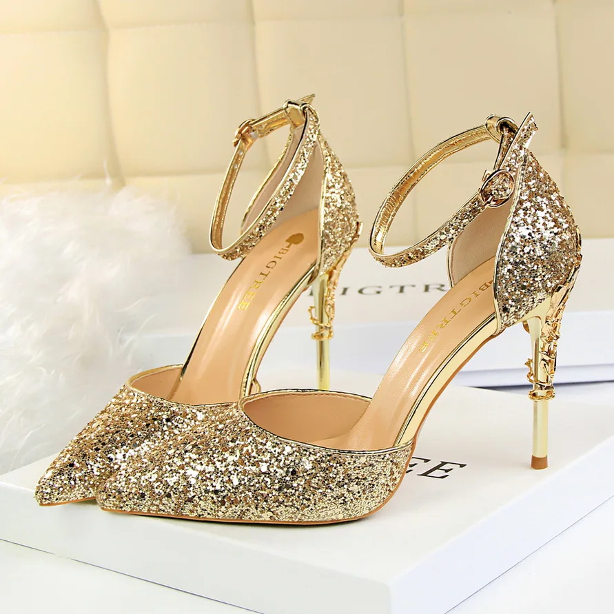 high heels sandals for wedding