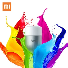Xiaomi mi Yee светильник синий II светодиодный смарт-лампа(цвет) E27 9 Вт 600 люмен mi светильник Xiaomi mi jia смартфон WiFi Пульт дистанционного управления
