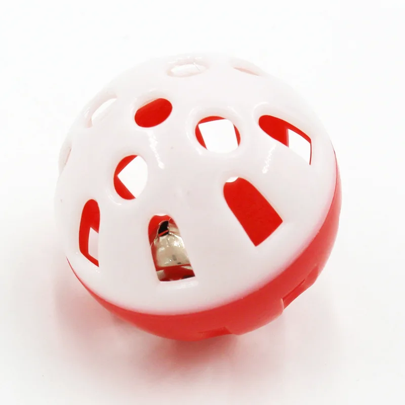 Original Toys for Cats Ball Bell Ring Plastic Cat Toy Playing Chew Rattle Scratch Plastic Ball Cat Training Toys Pet Cat Supply