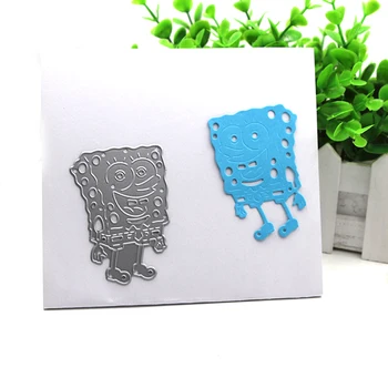

2018 NEW SpongeBob Metal Cutting Dies Stencils for DIY Scrapbooking/photo album Decorative Embossing DIY Paper Cards Craft Gift