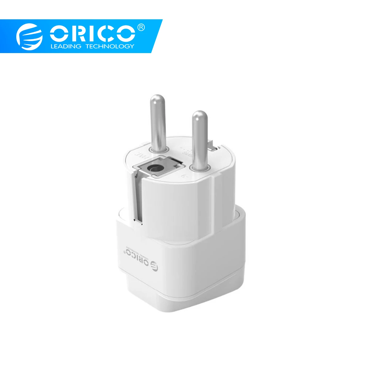 

ORICO Universal Travel Electrical Plug AU US FR IT AC Plug Power Adapters Converter White Smart Plug Wall Socket Plug