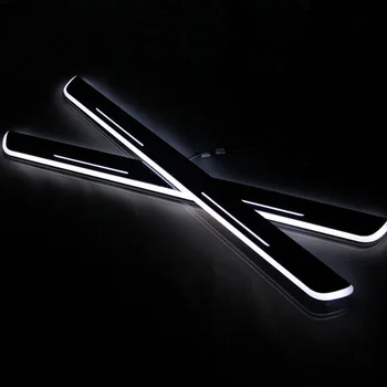 

SNCN LED Car Scuff Plate Trim Pedal Door Sill Pathway Moving Welcome Light For Vw Volkswagen Passat B6 B7 Accessories