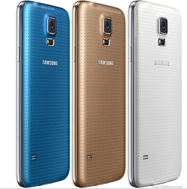 Разблокированный samsung S5 I9600 G900F G900A G900H 5,1 дюймов 2 Гб ОЗУ 16 Гб ПЗУ четырехъядерный LTE 16 МП gps отремонтированный мобильный телефон