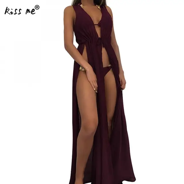 Best Price Side Slit Drawstring Beach Dress Deep V Beach Cover Up Solid Women's Tunic Pink Beachwear Cover-Ups Summer Dresses for Women Best Price Side Slit Drawstring Beach Dress Deep V Beach Cover Up Solid Women's Tunic Pink Beachwear Cover-Ups Summer Dresses for Women