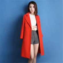 Women’s Winter Jackets and Coats Covered Button Elegant Warm Women Woolen Coat 2016 Thicken Long Plus Size Women Coat Jacket C2