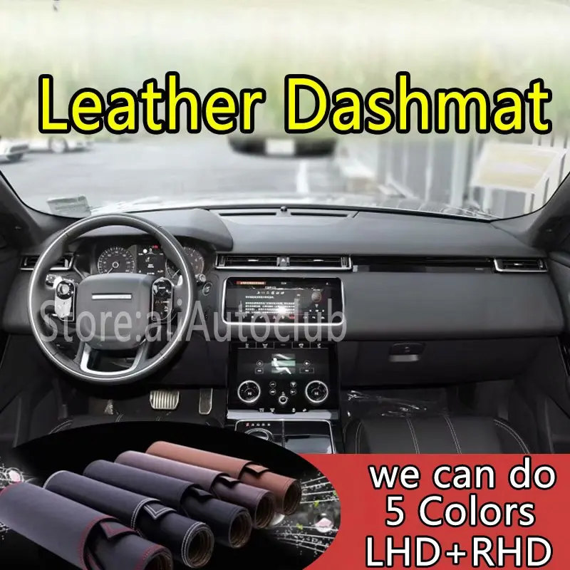 

For Land Rover Range Rover Velar 2017 2018 2019 Leather Dashmat Dashboard Cover Dash Carpet Custom Car Styling LHD+RHD