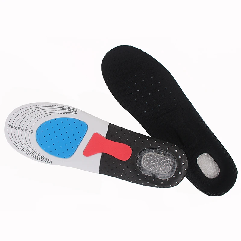 Free Size Sports Insole Pad Running Trekking Thickening Shock Absorption Unisex Insole Arch Support Breathable Shoes Pad