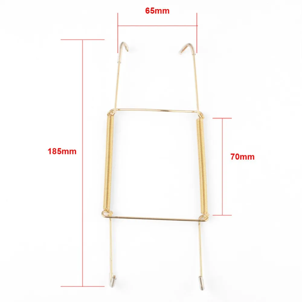 Новые 4 шт. пластина проволочная пружина посуда настенные Вешалки держатель Дисплей 8/10/12 дюймов; золотистый цвет;