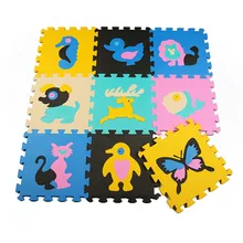 18 шт. игра для малыша ковровые одеяла пена eva 6 видов цветной пазл детский игровой защитный коврик