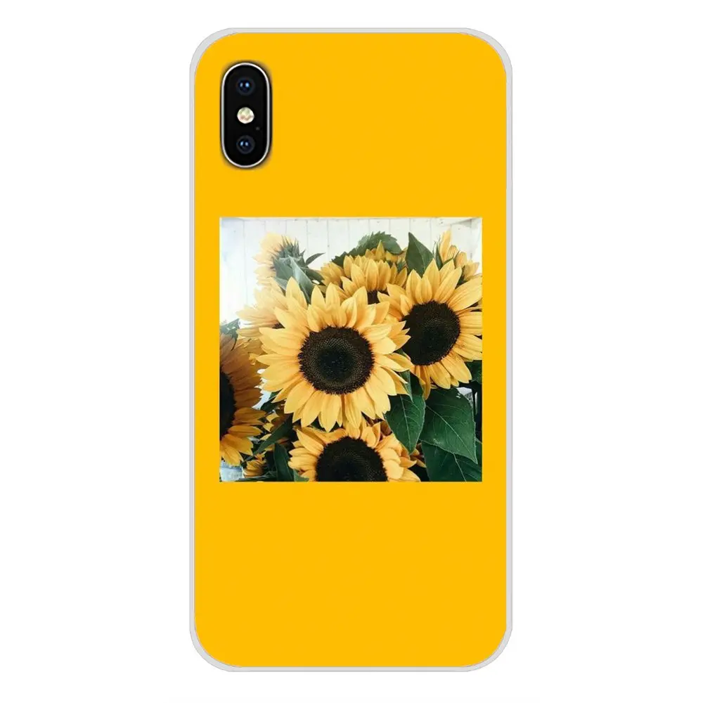 Подсолнух желтый цветок для Motorola Moto x4 E4 E5 G5 G5S G6 Z Z2 Z3 G3 G2 C Play Plus Аксессуары Чехол Для Телефона - Цвет: images 2