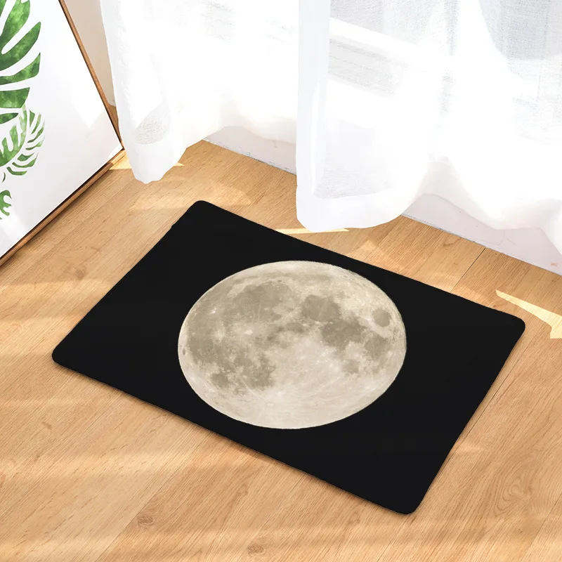 Коврик CAMMITEVER Moon с нескользящей подложкой кухонный мат Придверный коврик для