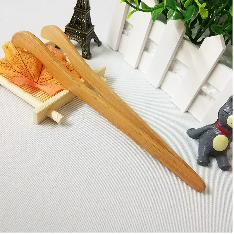 100pcs 18cm Natural Bamboo Tea Clip Tea Cup Clamp Chinese Tea Ceremony Accessories wen6029in
