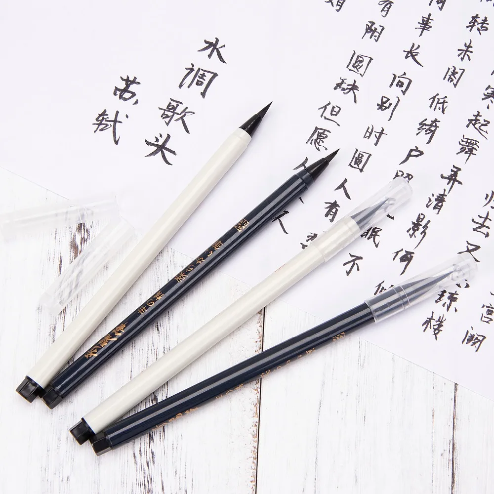 

Ink Brush Pen for Watercolor Painting Chinese Drawing Badger Hair Art Craft for School Office Beginner Writing Drawing Stationer