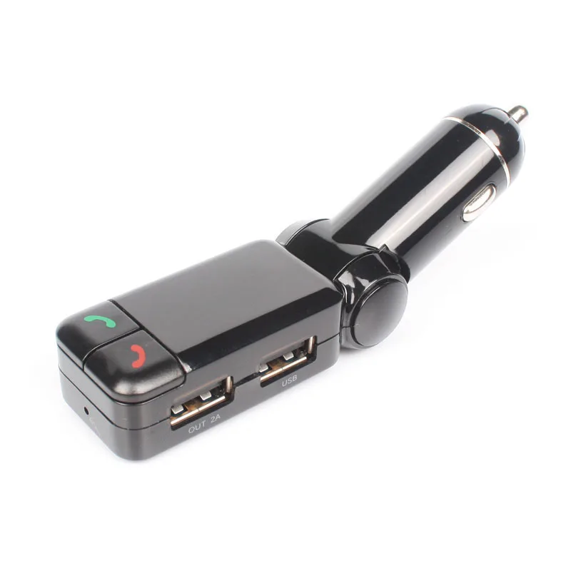 BC06 автомобильный 2 0 Bluetooth hands free двойной USB u диск MP3 музыкальный плеер AUX FM handsfree