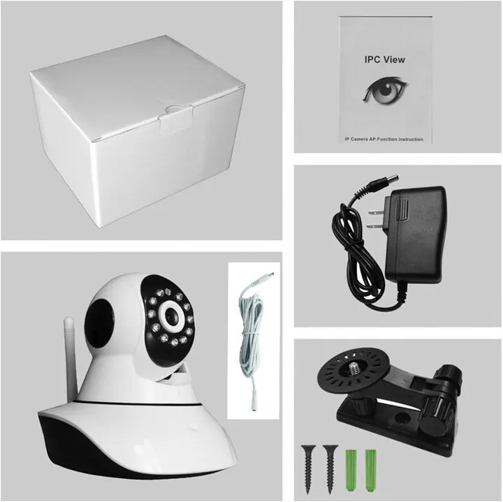 

Mi 1080P WiFi IP Camera 360 Degree Viewing Two-Way Audio Pan / Tilt Panoramic CCTV Camera APP Control Support Android IOS