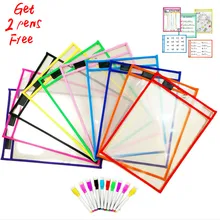 2 партии игрушки-головоломки могут быть повторно использованы с ПВХ прозрачной сухой щеткой мешок для домашних животных письма сухой мешок для вытирания игрушки для рисования для детей и взрослых