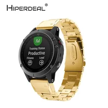 HIPERDEAL браслет из натуральной нержавеющей стали быстрая замена подходит Ремешок Браслет для Garmin Fenix 5 gps часы Oct9
