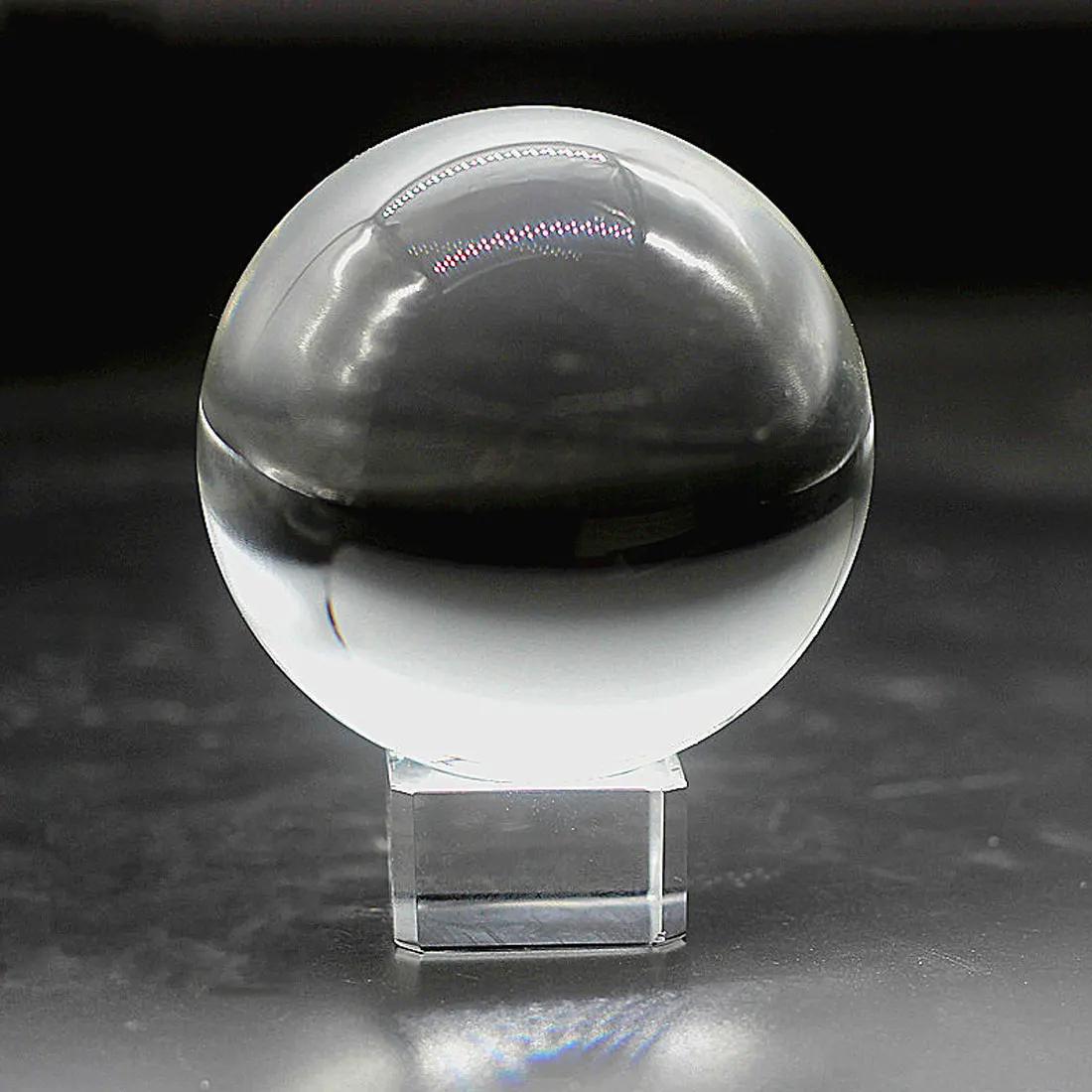 1 шт. прозрачный стеклянный хрустальный шар лечебная Сфера реквизит для фотосессии Lensball Декор подарок 30-60 мм