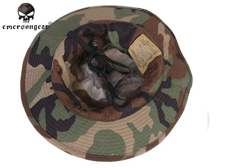 Emersongear-Airsoft Combat Hat, Woodland, EM8735