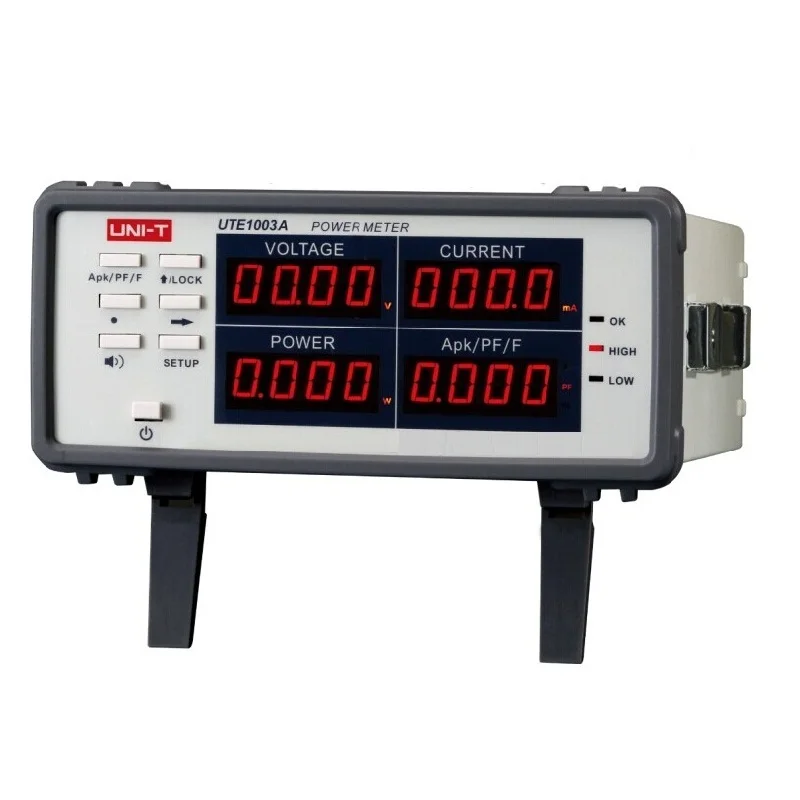 UNI-T UTE1003A скамья TRMS Напряжение ток цифровой Мощность фактор и Мощность метр анализатор спектра 900 Вт RS232