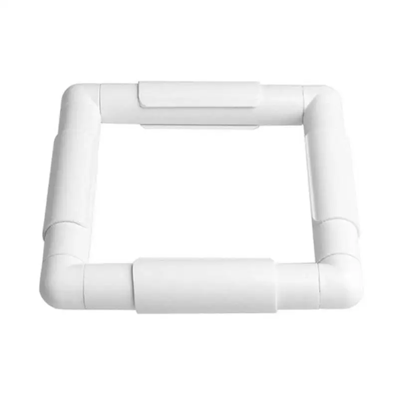  Plastic Embroidery Frame Hoop Square Shape DIY Cross Stitch Machine Needlework Craft Sewing Hoop Em
