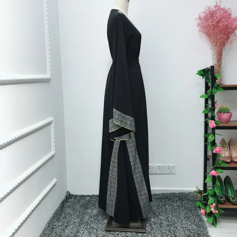 Роскошный Femme кимоно кафтан Handstudded платье из Дубая исламский мусульманский