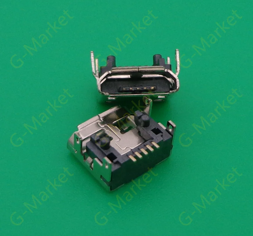 100 шт. 5 контактный разъем Micro USB для планшетов ПК|connector female|connector 5pinconnector usb |