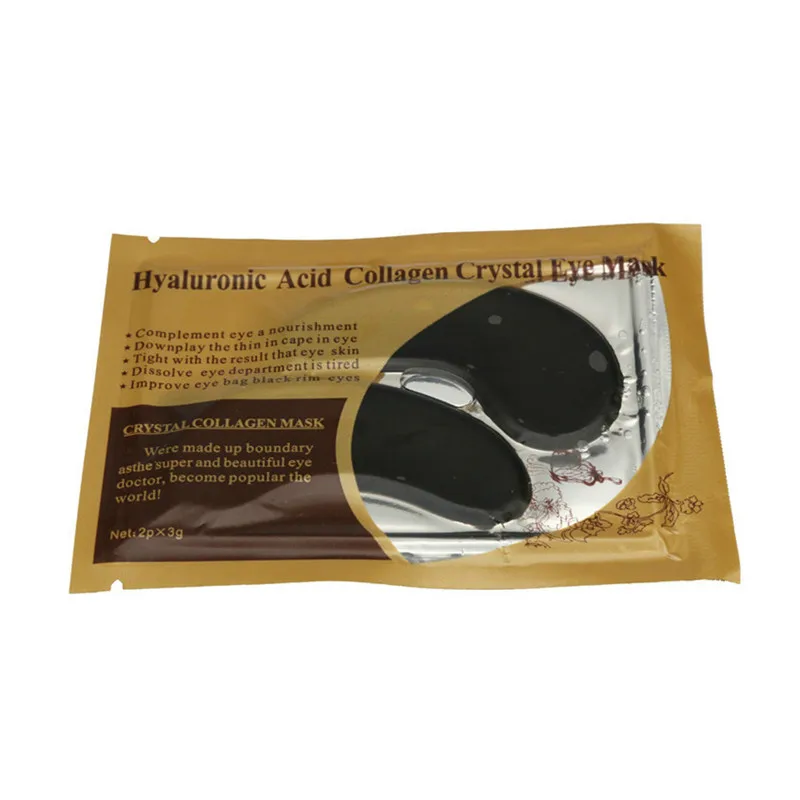 20pcs/lot Eye mask Black Eye Collagen Aging Wrinkle Under Crystal Gel Patch Anti Mask Beauty Mask Eye Bags Dark Circles