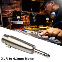 3,5 мм моно XLR для женщин 1/4 "Мужской TS адаптер пол чейнджер 5 шт. XLR аудио адаптер Муфта