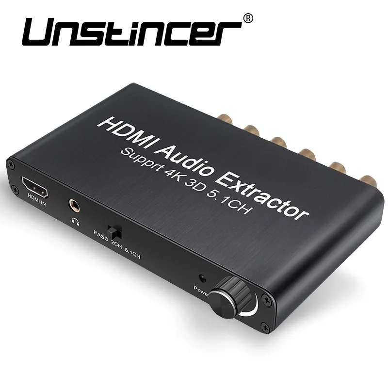 UNSTINCE 5.1 Audio Decoder HDMI Converter Decoding Dolby AC 3 Amplifier