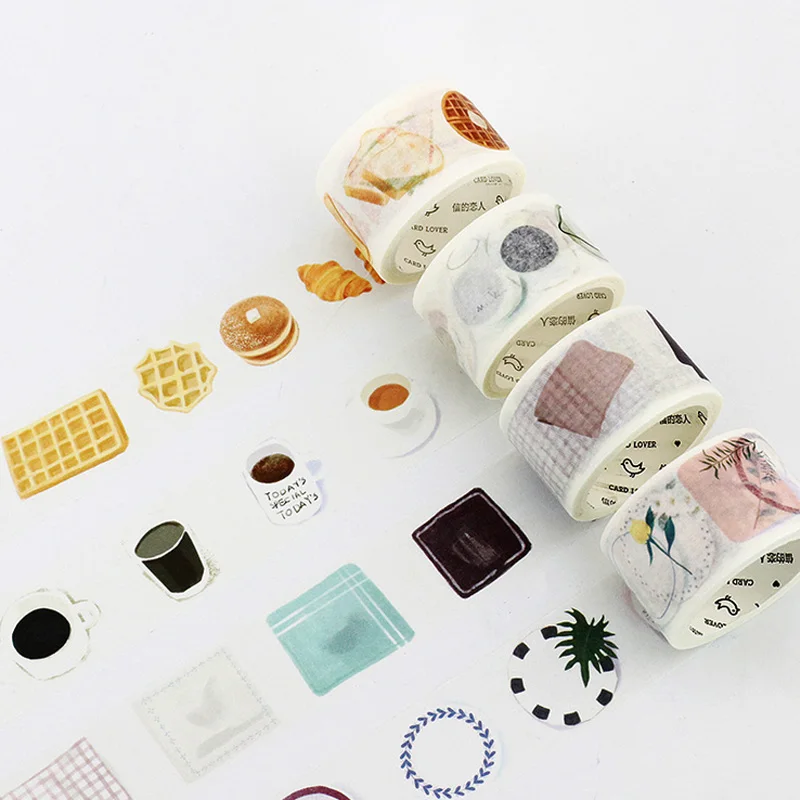 

1.5-3cmX7m Good morning city Washi tape DIY Diary Scrapbook paper tapes kawaii adhesive tape label sticker