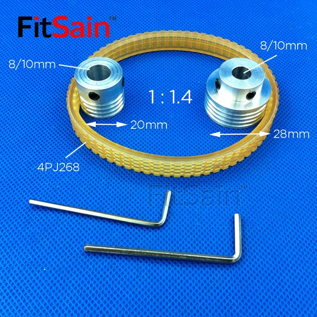 41mm Dia 14mm Inner Hole Diameter PJ Multi Wedge 5 Slots V-Type Belt Pulley