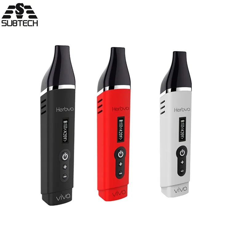 

100% Original AIRISTECH Herbva Viva Vaporize kit 2200mAh Li-polymer Batteries dry herb Electronic Cigarette Kit