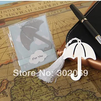

Silver Umbrella Bookmark with Tassel Alloy Bookmark Wedding Alloy Bookmark For Party 20pcs