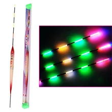3pcs/set Fishing Float LED Floating Fishing Floats Electric Light Fishing Tackle Luminous Electronic Float without Battery