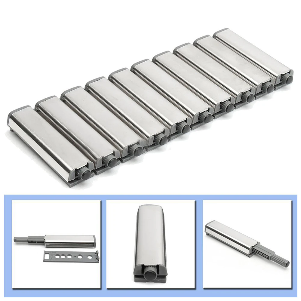 

Hot Sale 10 pcs Cabinet Latch Door Drawer Push To Open System Damper Buffer Catch