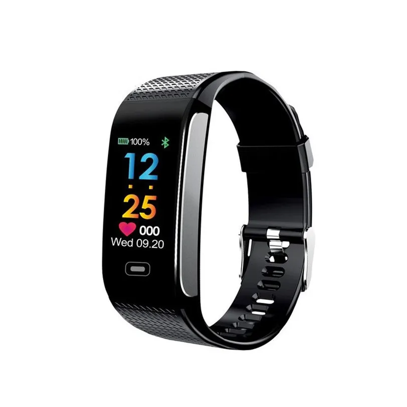 

JQAIQ Waterproof Smart Band Fitness Tracker Heart Rate Bracelet Pedometer Wristband Blood Pressure Wristband Smart Band Messages